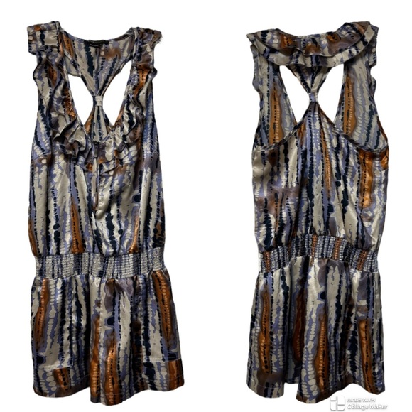BCBGMaxAzria satin romper - Picture 1 of 6